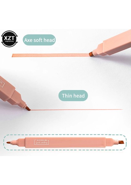 B Tarzı Et Çift Uçlu Fosforlu Kalemler Kawaii Şeker Renk Manga Işaretleyiciler Mildliner Pastel Fosforlu Kalem Seti Öğrenci Çocuk Kırtasiye (Yurt Dışından) indirimleri