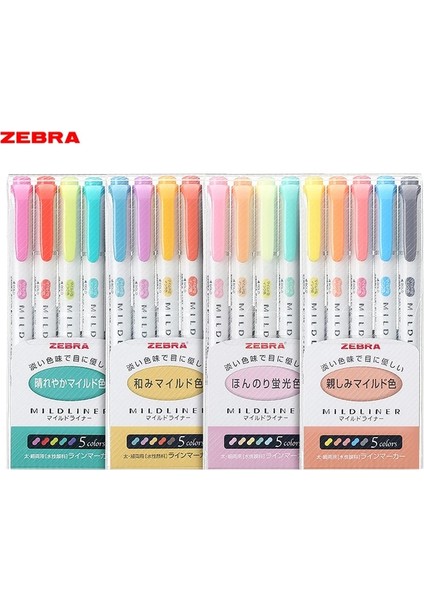 5 Renk Nc Stili 5 Renk Zebra Mıldlıner Fosforlu Kalem Seti Çift Kafa Hafif Astar Textmarker Öne Çıkanlar Okul Işaretleyicileri Wkt7 (5c Rc Nc) (Yurt Dışından)