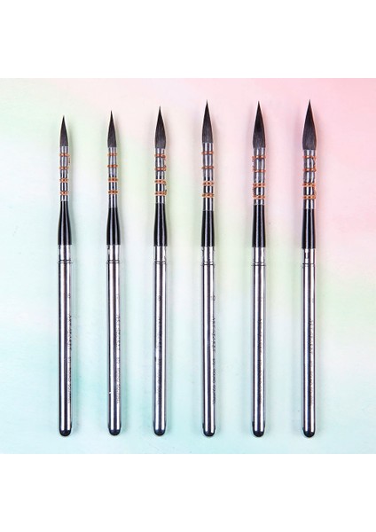 Size8 Tarzı Artsecret High Grade 872ROUND Katlanabilir Sanat Boyama Fırçaları Sincap Saç Ahşap Saplı Sanatsal Suluboya Çizim Için (Yurt Dışından) modelleri