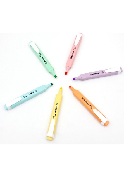 Mor 1 Adet Tarzı Stabılo Yeni 275 Fosforlu Kalemler Pastel Işaretleyiciler Kuğu Salıncak 6 Renkler Tek Metin Odak Işaretleme Kalemleri Okul Ofis Için 1 Adet (Yurt Dışından) modelleri