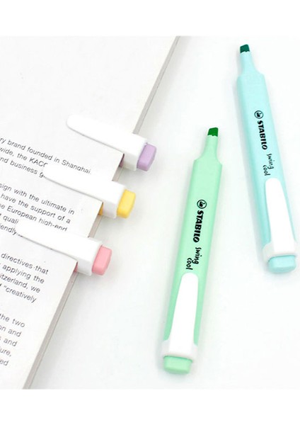 Mor 1 Adet Tarzı Stabılo Yeni 275 Fosforlu Kalemler Pastel Işaretleyiciler Kuğu Salıncak 6 Renkler Tek Metin Odak Işaretleme Kalemleri Okul Ofis Için 1 Adet (Yurt Dışından) fırsatları