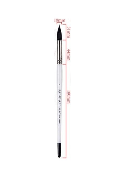SIZE14 1pc Tarzı Artsecret Yüksek 25RQ Sincap Saç Ahşap Saplı Pirinç Yüksük Fırçalar Sanat Boyama Suluboya Çizim Için (Yurt Dışından)