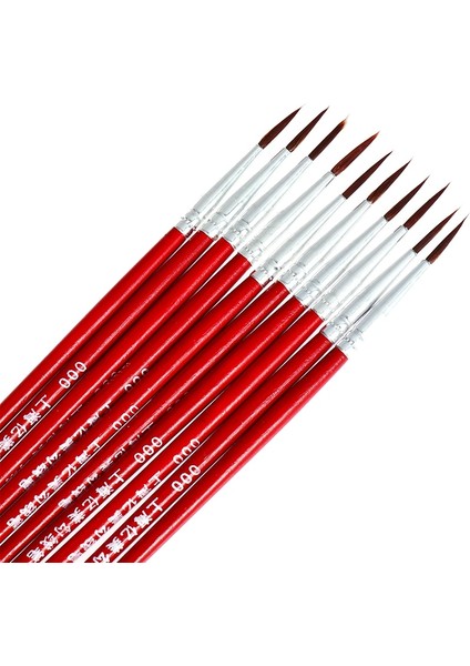 Kırmızı M Tarzı Et Ince El Boyalı Ince Kanca Çizgi Kalem Çizim Sanat Kalem Boya Fırçası Naylon Fırça Akrilik Boyama Kalem Sanat Malzemeleri (Yurt Dışından) modelleri