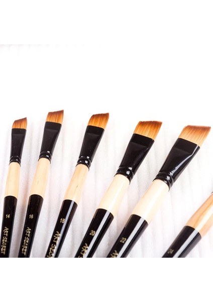 215S SIZE12 Tarzı Artsecret Lant Yüksek Li Ahşap Saplı Taklon Saç Sanat Sanatsal Boyama Suluboya ve Yağlıboya Çizim Fırçaları (Yurt Dışından) indirimleri