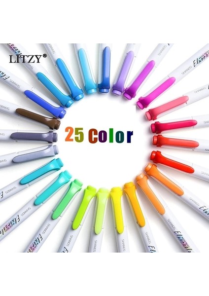 15 Renk Stili Pcsset Japon Çift Başlı Fosforlu Kalem Dıy Çizim Zebra Mildliner Sanat Marker Kalemler Okul Karalama Kırtasiye Için (Yurt Dışından) fırsatları