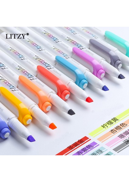 15 Renk Stili Pcsset Japon Çift Başlı Fosforlu Kalem Dıy Çizim Zebra Mildliner Sanat Marker Kalemler Okul Karalama Kırtasiye Için (Yurt Dışından) indirimleri