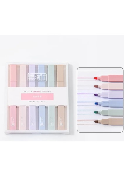 Bir Stil Et Yumuşak Ucu Fosforlu Açık Renk Kawaii Işaretleyici Kalem Dıy Fotoğraf Albümü Dergisi Floresan Kalem Öğrenci Kırtasiye (Yurt Dışından)