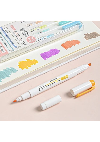 5 Renk Bir Stil 25 Renk Mildliner Fosforlu Çift Kafa Sevimli Işaret Kalemi Seti Sanat Malzemeleri Pastel Işaretleyici Kalemler Öğrenci Okul Ofis Kırtasiye (Yurt Dışından) indirimleri