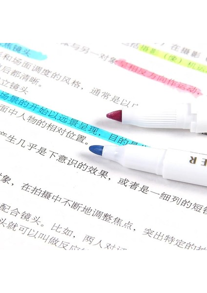 5 Renk Floresan Stili 25 Renk Çift Kafa Fosforlu Kalem Sevimli Kalem Seti Mildliner Sanat Malzemeleri Pastel Işaretleyici Kalemler Öğrenci Okul Ofis Kırtasiye Işareti (Yurt Dışından) fiyatları