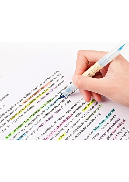 DM-1323-6RENK Stili 6 Colorsset Çift Kafa Benzersiz Pencere Ucu Pastel Renk Fosforlu Kalem Işaretleyici Okul Işaretleyici Kırtasiye Malzemeleri Için Yumuşak Renk (Yurt Dışından) indirimleri