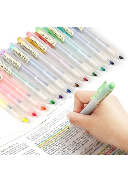 6'lı Makaron Seti Stili Et Geri Çekilebilir Fosforlu Kalemler Doldurulabilir Pastel Fosforlu Kalem Kalem Günlük Kayıt Için Floresan Işaretleyiciler Okul Ofis Malzemeleri (Yurt Dışından) fiyatları