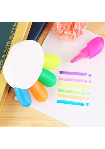 No.80 Tarzı Oft Ipucu Yaratıcı Fosforlu Açık Renk Kawaii Işaretleyici Kalem Dıy Fotoğraf Albümü Dergisi Floresan Kalem Öğrenci Kırtasiye (Yurt Dışından) fırsatları