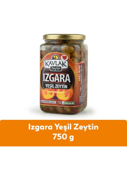 Kavlak Izgara Yeşil Zeytin 750 gr Cam Kavanoz