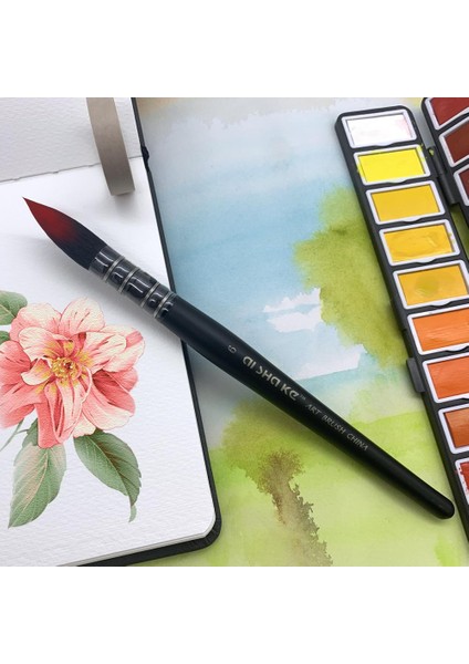 7 Numara Li 1 Adet Sanatçı Suluboya Fırçası Fırçalar Sanat Malzemeleri Için Sivri Boyama (Yurt Dışından) indirimleri