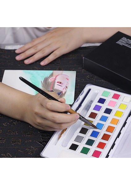 Pvc Çanta Stili Birçok Türleri Naylon Saç Boyama Fırçası Demir Boxpvc Sanatçı Suluboya Yağ Akrilik Guaj Boyama Için Boya Fırçaları Seti (Yurt Dışından) fırsatları