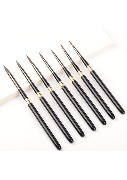 No.5 Tarzı 1 Adet Kurt Saç Boya Fırçası Yüksek Li Sanat Boyama Fırçaları Ayrılabilir Çubuk Sanatsal Suluboya Fırçası Çizim Sanat Malzemeleri Için (Yurt Dışından)