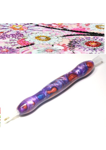 Rüya Mor Stili Elmas Boyama Sanat Matkap Kalem Seti Aracı Aksesuarları Stylus ve El Yapımı Reçine 5d Elmas Boya Sanat Kalem Ipuçları Kafaları Yerleştirici ve Balmumu (Yurt Dışından) modelleri