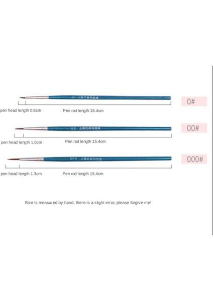 Gümüş 000 Tarzı Et Ince El-Boyalı Ince Kanca Çizgi Kalem Renkli Baton Çizim Sanat Kalem Boya Fırçası Sanat Malzemeleri Naylon Fırça Özel (Yurt Dışından) modelleri