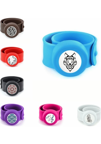 Sıcak Pembe Renk Bant Stili PC458 Tokat Bileklik Aroma Silikon Bilezikler Erkek Kız Çocuklar Için Ayarlanabilir Difüzör Bilezik Uçucu Yağ Parfüm Bileklik Madalyon (Yurt Dışından) indirimleri