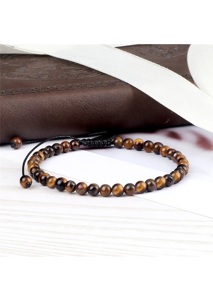 Kalsedon 1 Klasik Mini 4mm Mesafe Boncuklu Bilezik Namaz Doğal Taşlar Örgülü Dize Bilezikler ve Menwomen Charms Takı Için Bilezikler (Yurt Dışından) fırsatları