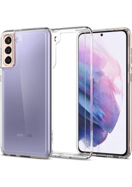 Samsung Galaxy S21 Kılıf Lüx Şeffaf Silikon 300099