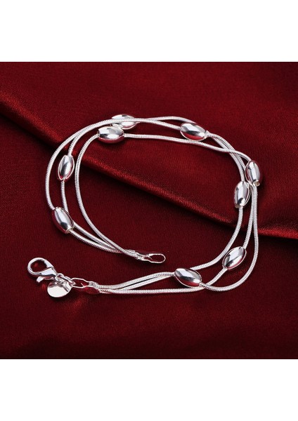 H056 , Charms Boncuk Zincir Kadınlar Için Güzel Bilezik Gümüş Renk Moda Düğün Güzel Bilezik Takı JSHH236 (Yurt Dışından) fırsatları