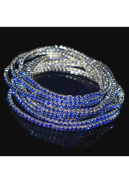 Zeytin Yeşili-10 Adet 10 Adet Bayanlar Şeffaf Parlak Kristal Bilezik 27 Renk Tam Rhinestone Elastik Bilezik Kadın Bileklik Bilezik Hediye (Yurt Dışından) fırsatları