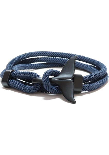 Siyahkuyrukdonanma Moda Paracord Bilezikler Erkek Kadın Yaratıcı Kaplumbağa Kuyruğu Hayvan Braslet Ayarlanabilir Makrom Braclet Rahat Takı Aksesuarları (Yurt Dışından)