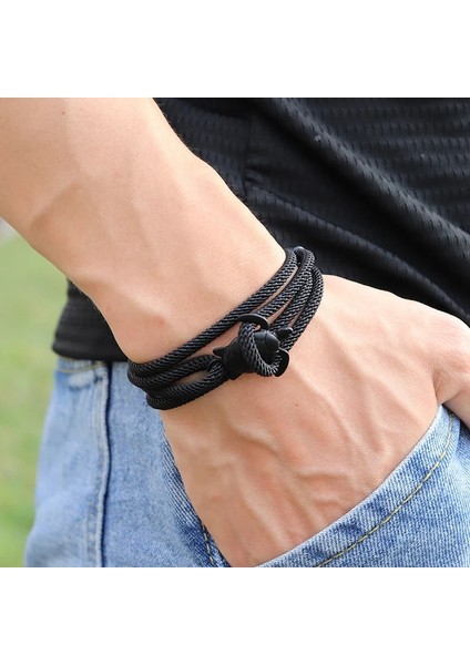Siyahkuyrukdonanma Moda Paracord Bilezikler Erkek Kadın Yaratıcı Kaplumbağa Kuyruğu Hayvan Braslet Ayarlanabilir Makrom Braclet Rahat Takı Aksesuarları (Yurt Dışından) indirimleri