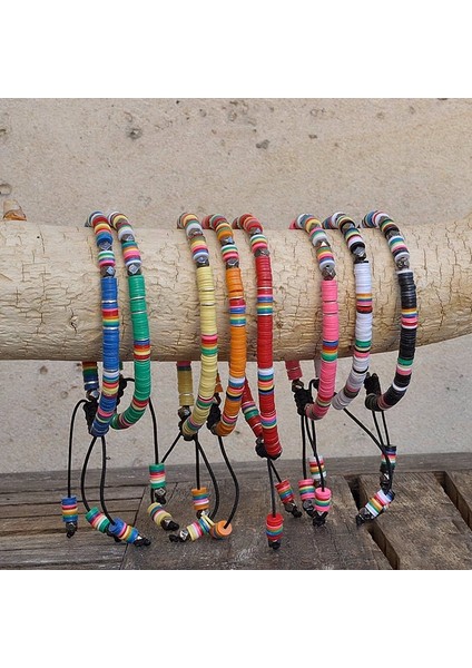 Titanyum Kaplama Tüm Kadınlar Için Zorunlu Bilezikler Polimer Eturfer Heıshı Boncuk Bilezik Femme Bohem Erkek Siyah Hematit Erkek Bilezik (Yurt Dışından) fiyatları