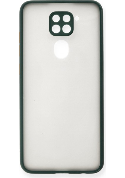 Xiaomi Redmi Note 9 Kılıf Montreal Silikon Kapak - Yeşil 300099