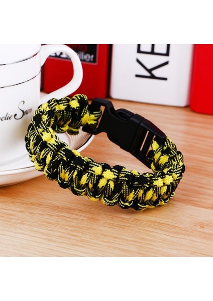 Kırmızı Erkek Yeni Survival Paracord Bilezik Erkekler Için Açık Kamp Yürüyüş Toka Bileklik Kadın Halat Bilezik Erkek Takı (Yurt Dışından) indirimleri