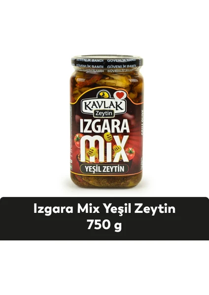 Kavlak Izgara Mix Yeşil Zeytin 750 gr