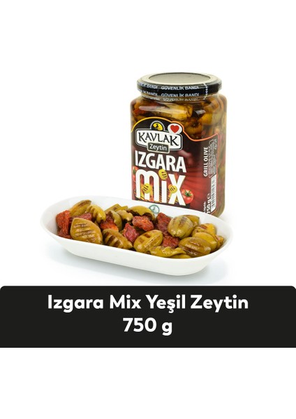 Kavlak Izgara Mix Yeşil Zeytin 750 gr