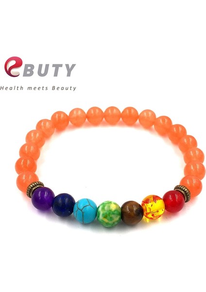Siyah Tabanca Kaplama Ebuty Doğal Siyah Lav Taş Boncuklu Charms Bilezikler Reiki Çakra Bilezik Şifa Denge Bilezikler Strand Takı (Yurt Dışından)