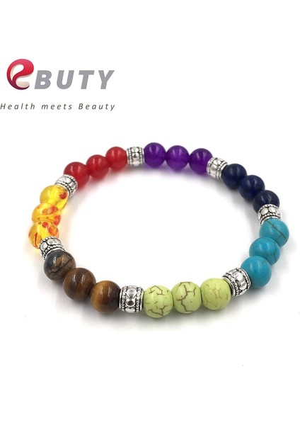 Siyah Tabanca Kaplama Ebuty Doğal Siyah Lav Taş Boncuklu Charms Bilezikler Reiki Çakra Bilezik Şifa Denge Bilezikler Strand Takı (Yurt Dışından) fiyatları