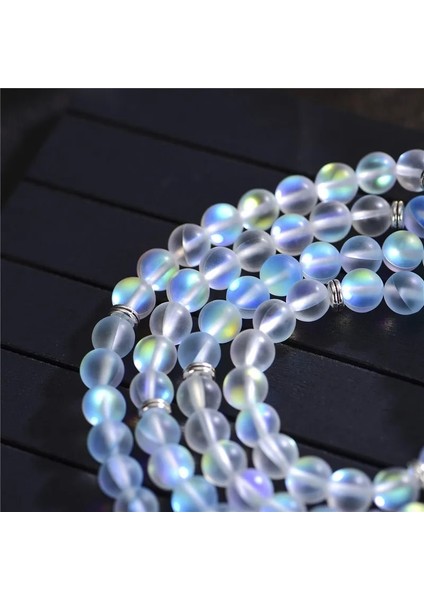 Gül 108 Mala Boncuk Şifa Taş Bilezik Aqua Angel Aura Kuvars Kristal Deniz Kızı Cam Rhodonite Güneş Işığında Güzellik Bilezik J39FK (Yurt Dışından) indirimleri