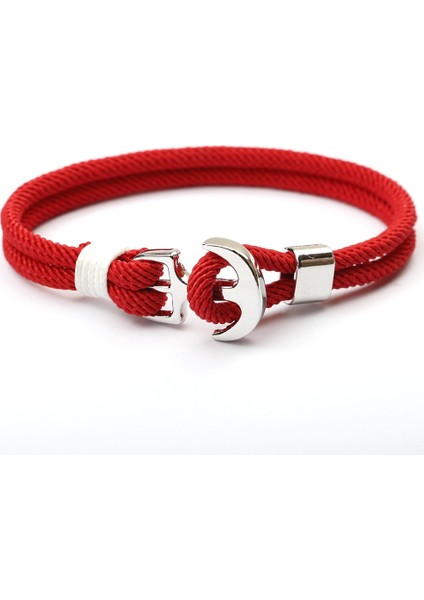 No.1 Boyutu Cuteeco Yaz Çapa Erkekler Için Bilezikler Denizcilik Survival Paslanmaz Çelik Halat Zincir Paracord Bilezik Erkek Wrap Metal Hediyeler (Yurt Dışından)