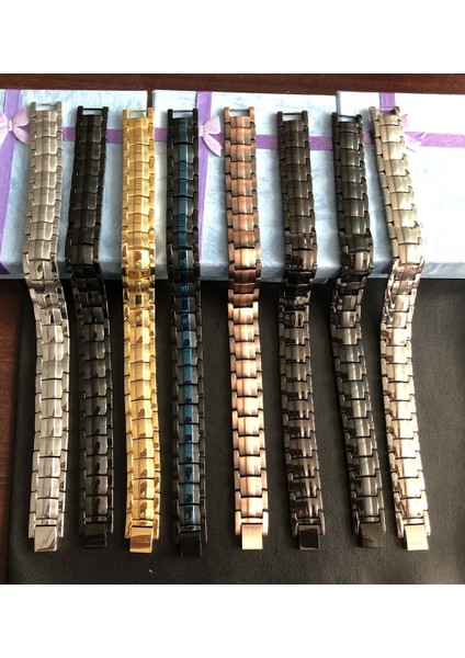 22CM Tarzı BG4IN1-2LINK Yeni Sıcak Satış Moda Sağlık Erkek Hologram Bilezikler Erkekler Için Enerji Zinciri Erkek Seramik Bilezik (Yurt Dışından) fırsatları