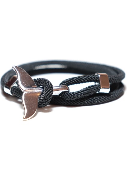 Gümüşkuyruksiyah Moda Paracord Bilezikler Erkek Kadın Yaratıcı Kaplumbağa Kuyruğu Hayvan Braslet Ayarlanabilir Makrom Braclet Rahat Takı Aksesuarları (Yurt Dışından)