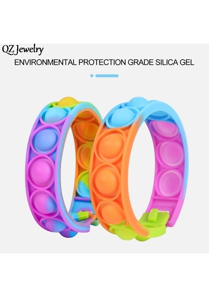 23,5 cm Tarzı No.8 Boyutu 1 Adet Fidget Oyuncaklar Duyusal Bilezik Dekompresyon Bileklik Anti Stres Rahatlatıcı Fidget Kabarcık Bilezik Bileklik Yetişkin Çocuklar Için Hediyeler (Yurt Dışından) indirimleri