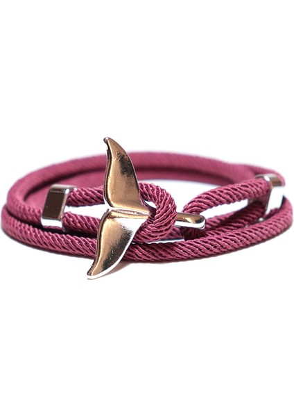 Gümüşkuyrukşarap Moda Paracord Bilezikler Erkek Kadın Yaratıcı Kaplumbağa Kuyruğu Hayvan Braslet Ayarlanabilir Makrom Braclet Rahat Takı Aksesuarları (Yurt Dışından)