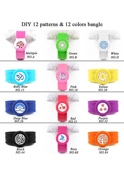 Turuncu Bileklik Tarzı A Carvort Ayarlanabilir Çocuklar Bilezik Uçucu Yağ Difüzör Madalyon Renkli Bileklik Çocuk Bilezikler Tokat Silikon Bileklik (Yurt Dışından) fırsatları