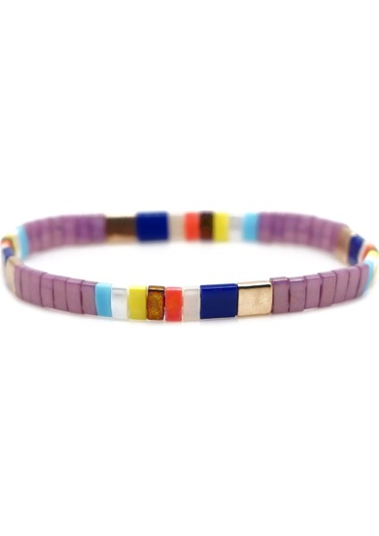 No.27 Boyutu Kadınlar Için Bohem Bilezikler Mıyukı Tila Boncuk Bilezik Boho Renkli Pulseira Mujer Ayarlanabilir Takı Moda Hediye Yeni (Yurt Dışından)