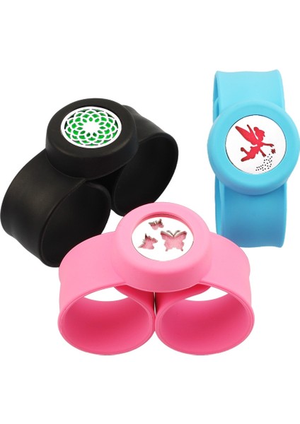 Yeşil Bileklik Stili No.20 Boyutu Carvort Ayarlanabilir Çocuklar Bilezik Uçucu Yağ Difüzör Madalyon Renkli Bileklik Çocuk Bilezikler Tokat Silikon Bileklik (Yurt Dışından) fiyatları