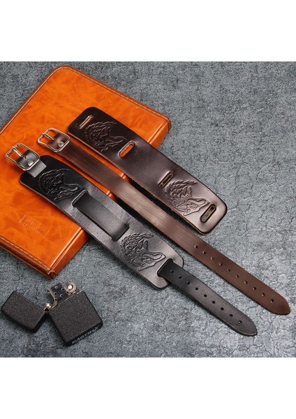 Kurt Siyahı Unk Kurt Bilezik Erkek Deri Wrap Hayvan Bilezik Kadınlar Için Bileklik Takı Hediye Onun Için Pulseira Masculina Nm-11 (Yurt Dışından) modelleri