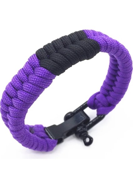 Mavi Siyah Ayarlanabilir Köstek Brezilyalı Jiu-Jitsu Balık Kuyruğu Örgüsü Hayatta Kalma Bilezik Moda Kemer Rütbe Paracord Bilezik (Yurt Dışından) fırsatları