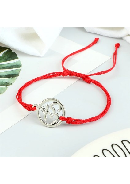 Pembe Ayarlanabilir 26 Renk Balmumu Iplik Bilezikler Bohemian Charm Om Sembol Örgülü Halat Bilezik Kadın Erkek Moda El Yapımı Takı (Yurt Dışından) modelleri