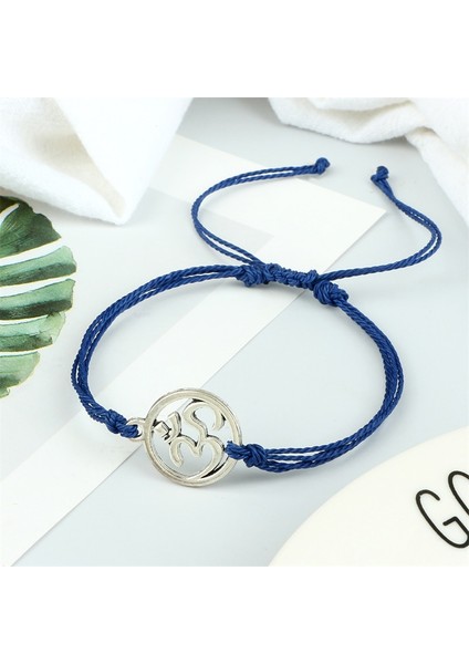 Pembe Ayarlanabilir 26 Renk Balmumu Iplik Bilezikler Bohemian Charm Om Sembol Örgülü Halat Bilezik Kadın Erkek Moda El Yapımı Takı (Yurt Dışından) fırsatları