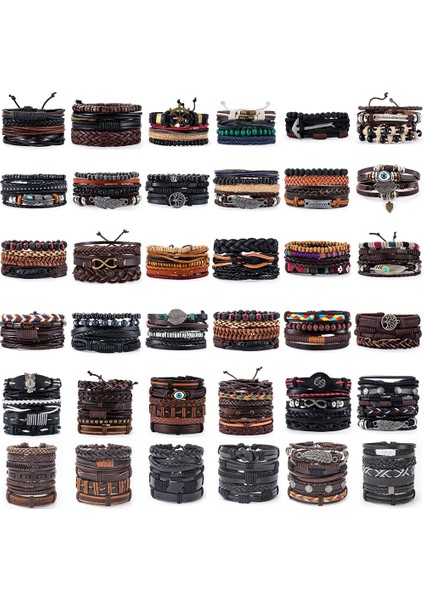 Ayarlanabilir Stil A24 Et Örgülü Wrap Deri Kadınlar Için Bilezikler Vintage Infinity Hayat Ağacı El Yapımı Charm Ahşap Boncuklar Etnik Kabile Bileklikleri (Yurt Dışından) indirimleri